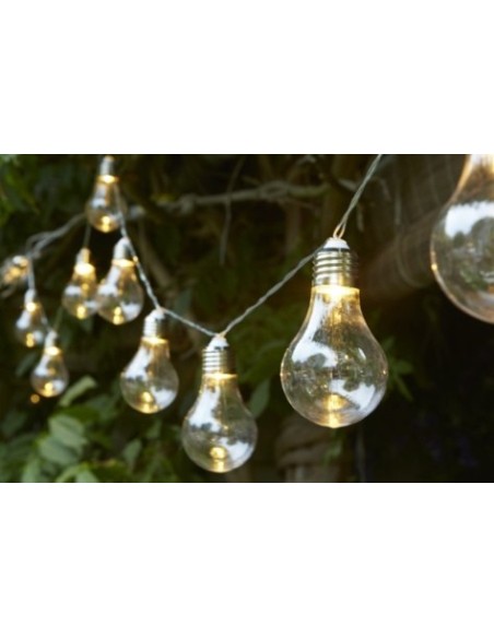 LAMPARA JARD GUIRN. LUXFORM BLANCA A PILAS 3X1.2V AA IL95110