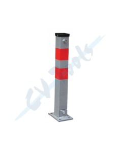 BOLARDO ABARTIBLE 70CM CUADRADO C/LLAVE