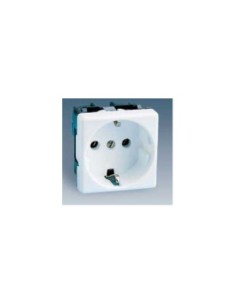 BASE ENCHUFE ELEC SCHUKO TT BL/NI SERIE 27 27432-65 SIMON