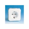 BASE ENCHUFE ELEC SCHUKO TT BL/NI SERIE 31 SIMON