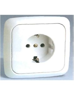 BASE ENCHUFE ELEC SCHUKO TT BL SERIE 31 31472-60 SIMON