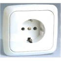 BASE ENCHUFE ELEC SCHUKO TT BL SERIE 31 31472-60 SIMON