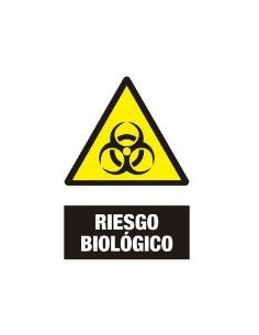 PEGATINA RIESGO BIOLOGICO 150MM
