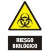 PEGATINA RIESGO BIOLOGICO 150MM