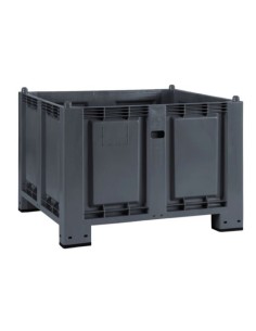 CONTENEDOR PLASTICO APILABLE 1200X800X850 GRIS ANTRACITA MG600