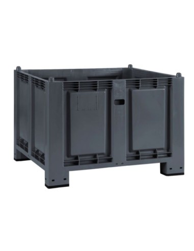 CONTENEDOR PLASTICO APILABLE 1200X800X850 GRIS ANTRACITA MG600