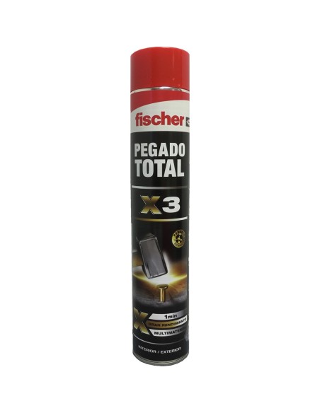 ESPUMA ADHESIVA PU PEGADO TOTAL X3 750 ML