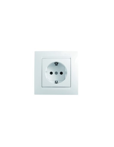 BASE ENCHUFE ELEC SCHUKO TT EMPOTRAR BL SERIE 15 SIMON