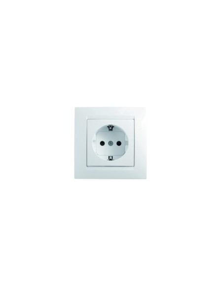 BASE ENCHUFE ELEC SCHUKO TT EMPOTRAR BL SERIE 15 SIMON