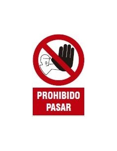 SOLO PERSONAL AUTORIZADO 230X340MM POLIESTIRENO 1MM