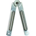 COMPAS CABALLETE 216X15X1MM ZN