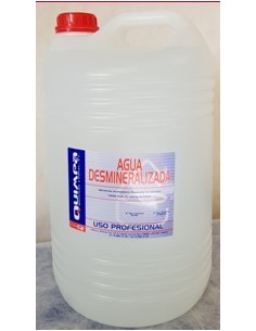 AGUA DESMINERALIZADA 25 LT AQUA-QUIM