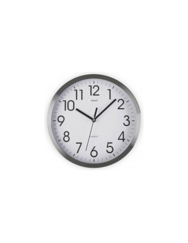 RELOJ PARED REDONDO NON DIAMT25 CM - ALUMINIO