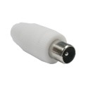 CONECTOR ANTENA COAXIAL MACHO RECTO PVC AXIL