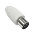 CONECTOR ANTENA COAXIAL HEMBRA RECTO PVC AXIL