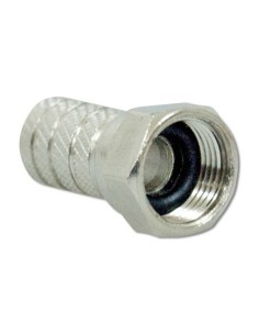 CONECTOR ANTENA COAXIAL MACHO RECTO "F" HEPOLUZ