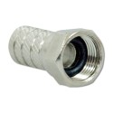 CONECTOR ANTENA COAXIAL MACHO RECTO "F" HEPOLUZ