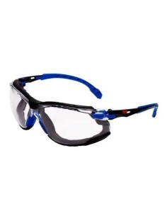 SOLUS 1101 KIT GAFAS NEGRO/AZUL PC INCOLORA INSERCION DE ESPUMA BANDA ELASTICA