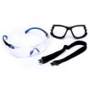 SOLUS 1101 KIT GAFAS NEGRO/AZUL PC INCOLORA INSERCION DE ESPUMA BANDA ELASTICA