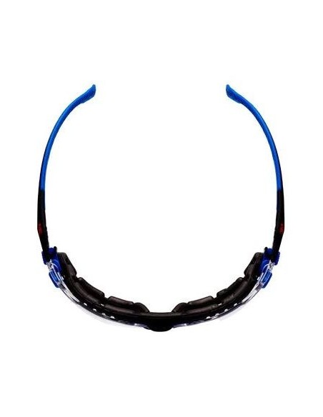 SOLUS 1101 KIT GAFAS NEGRO/AZUL PC INCOLORA INSERCION DE ESPUMA BANDA ELASTICA