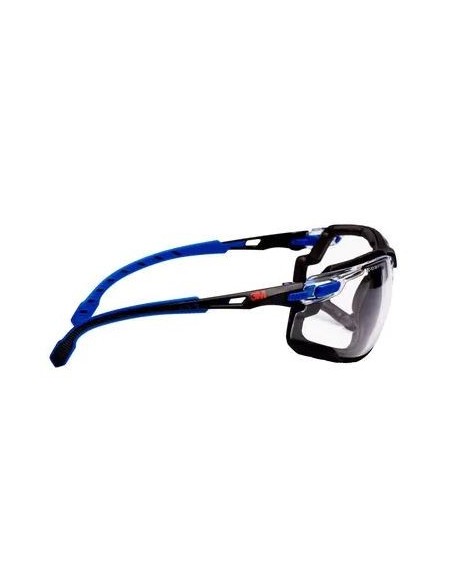 SOLUS 1101 KIT GAFAS NEGRO/AZUL PC INCOLORA INSERCION DE ESPUMA BANDA ELASTICA
