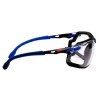 SOLUS 1101 KIT GAFAS NEGRO/AZUL PC INCOLORA INSERCION DE ESPUMA BANDA ELASTICA