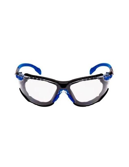 SOLUS 1101 KIT GAFAS NEGRO/AZUL PC INCOLORA INSERCION DE ESPUMA BANDA ELASTICA