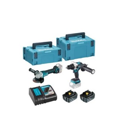 COMBO DGA504Z + DHP486Z BL 18V LXT 5AH 2 BAT. MAKPAC