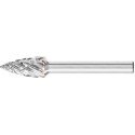 FRESA CON MANGO MD FORMA ARCO OJIVAL 1020 STEEL 6MM 10X20MM