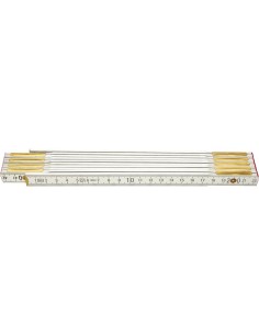 METALRO PLEGABLE MADERA BLANCO 2MX16 MM