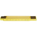 METALRO PLEGABLE MADERA AMARILLO 2MX17 MM