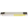 METALRO PLEGABLE MADERA HAYA 2M AMARILLO-BLANCO