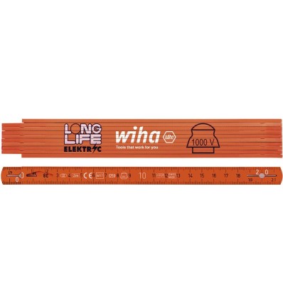 METALRO PLEGABLE LONGLIFE ELECTRIC 2M