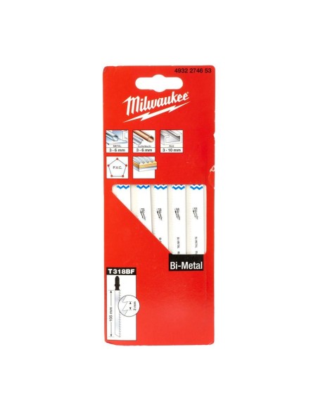 HOJA CALAR T-318 BF PARA METAL UNIVERSAL BIMETAL 105 MM PASO 2 MM 5 UD