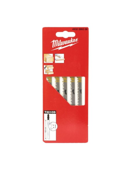 HOJA CALAR T-301 C CORTE RAPIDO Y LIMPIO 105 MM PASO 3 MM 5 UD