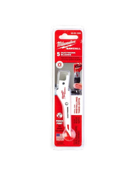HOJA SABLE 85 MM 30TPI. PARA CONDUCTOS DE AIRE 5 UD