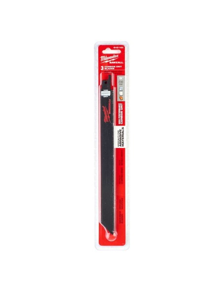 HOJA SABLE TCT. METAL Y FIBRA DE VIDRIO 230 MM 3 UD
