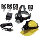 LINTERNA FRONTAL PROFESIONAL 5W 300 LUMENS RECARGABLE USB BANDA CASCO IP20