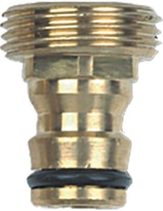 RACOR LATON MACHO ROSCADO AUTOMATICO 20X27