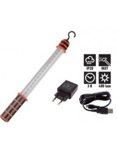 PORTATIL LED 4W 400 LUMENS RECARGABLE POR USB IP20