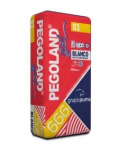 CEMENTO COLA FLEXIBLE GEL BDB C2TES1 BLANCO 25 KILOS