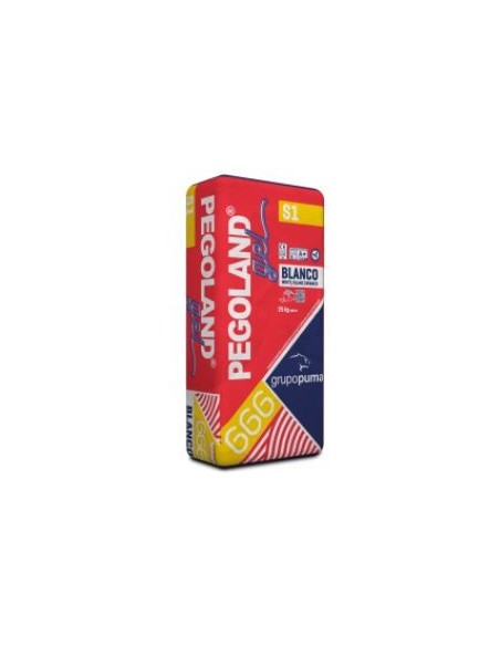 CEMENTO COLA FLEXIBLE GEL BDB C2TES1 BLANCO 25 KILOS