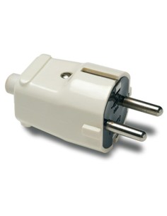 CLAVIJA TT 16A-250V BLANCO 1101
