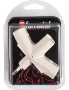ADAPTADOR ELEC 100X145X65 10A-250V TRI POLIC BL FAMAT