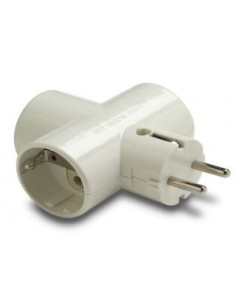 ADAPTADOR TRIPLE TT CERAMICA 16A-250V 1303