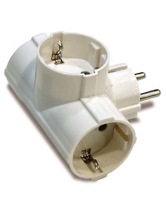 ADAPTADOR TRIPLE TT LATERAL 16A-250V