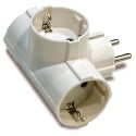 ADAPTADOR TRIPLE TT LATERAL 16A-250V