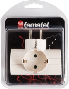 ADAPTADOR ELEC 120X160X65 TT 16A-250V TRI LAT POLIC BL FAMAT