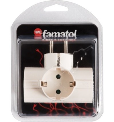 ADAPTADOR ELEC 120X160X65 TT 16A-250V TRI LAT POLIC BL FAMAT