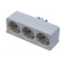 ADAPTADOR TRIPLE TT FRONTAL 16A-250V